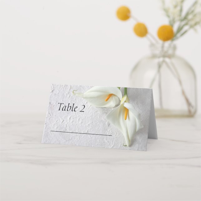 Calla lilies med rum för text placeringskort (Framsida)