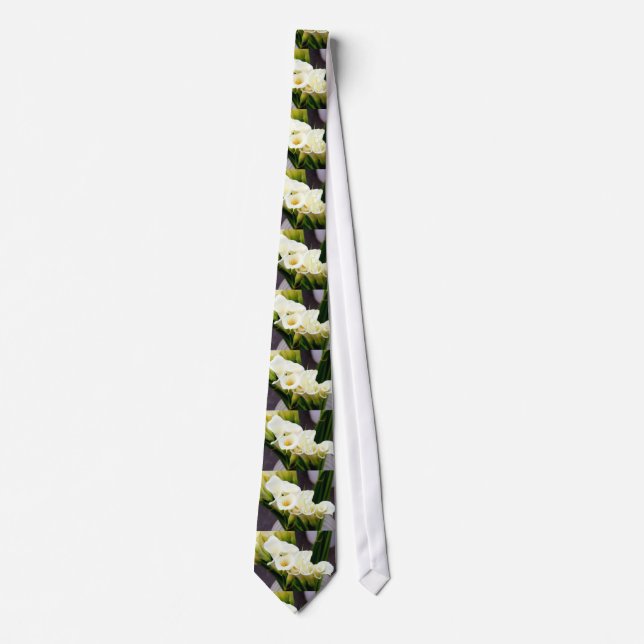calla lilies necktie slips (Framsida)