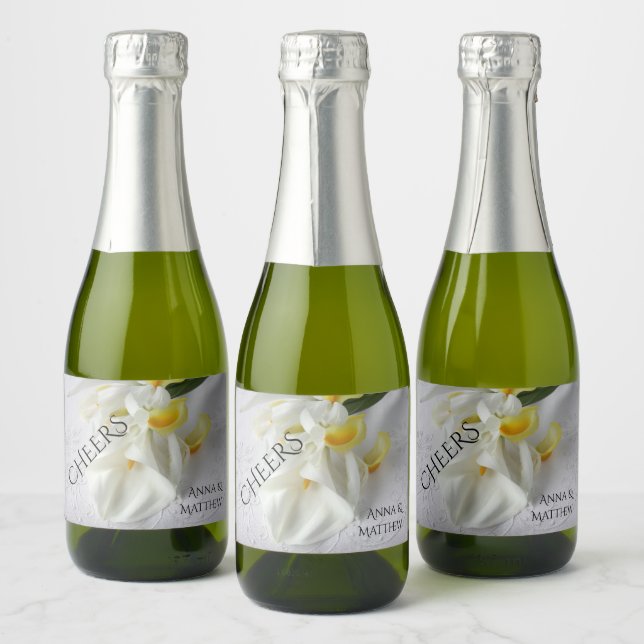 Calla lilies och iris (Flaskor)