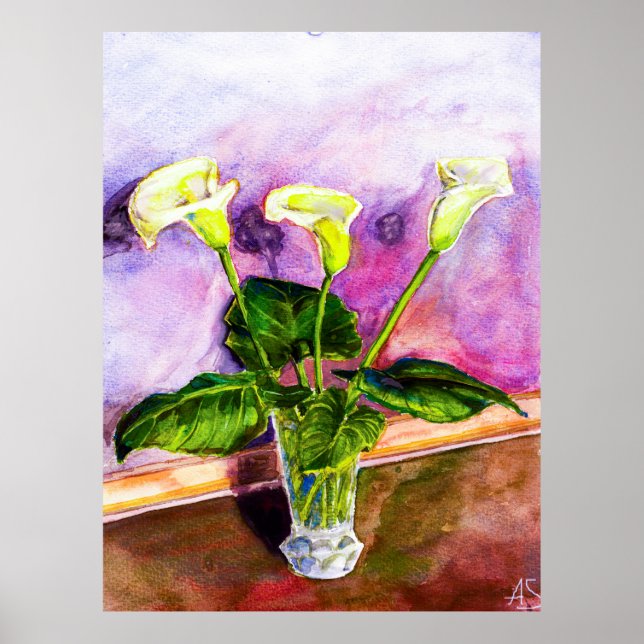 Calla Lilies Poster (Framsidan)