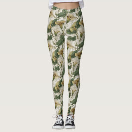 Calla Lilior Inspirerade Sympatipresenter Tränings Leggings