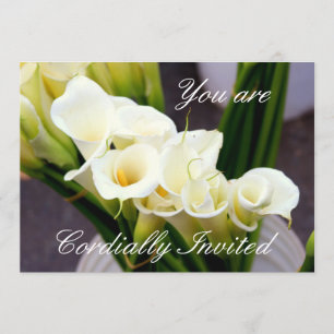 calla lilja evenemang inbjudan