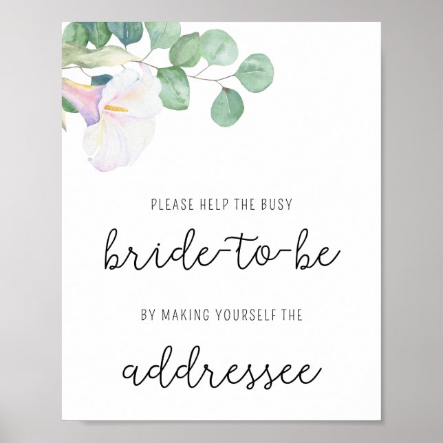 Calla lilja - Hjälp den stressade bruden Affisch (Framsidan)