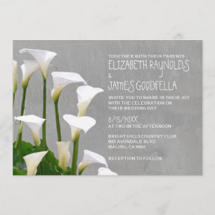 Calla Lillies bröllopsinbjudningar Inbjudningar