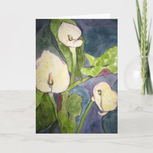 Calla Lillies Kort (Framsida)