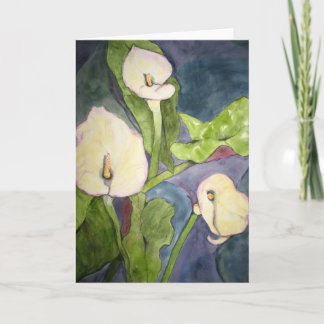 Calla Lillies Kort