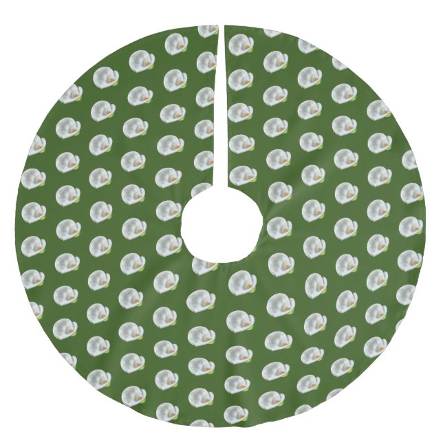 Calla Lilly Julgransmatta Borstad Polyester (Framsidan)