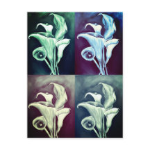 Calla Lilly Modern Vintage Retro Mönster