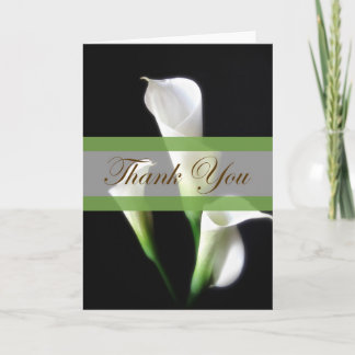 Calla Lily 3 Tack Kort