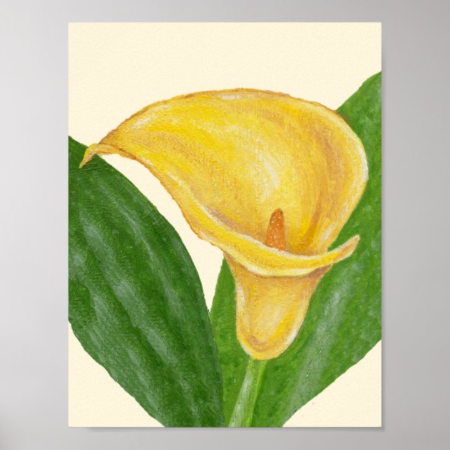 Calla Lily art print Poster (Framsidan)