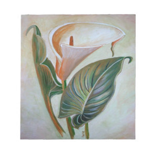 Calla Lily Beresh Botanical Art Anteckningsblock