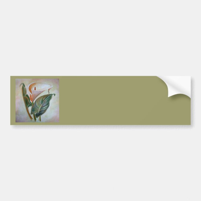 Calla Lily Beresh Botanical Art Bildekal (Framsidan)