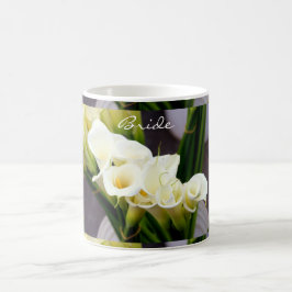 calla lily bride kaffemugg