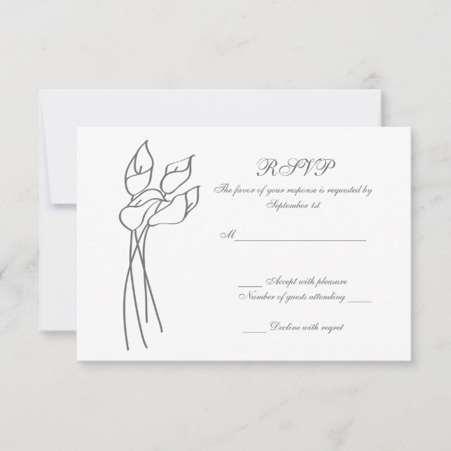 Calla Lily bröllop OSA (Framsida)