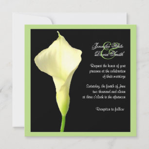 Calla Lily-bröllopsinbjudan Inbjudningar