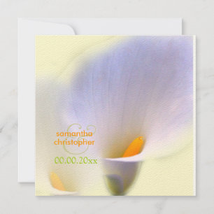 Calla lily/bröllopsinbjudningar inbjudningar
