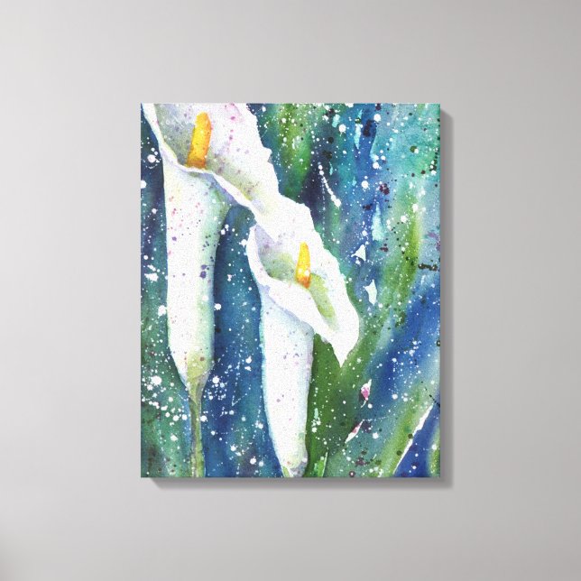 Calla Lily Canvastryck (Framsida)