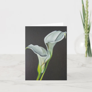 Calla Lily Card Tack Kort