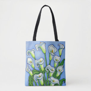 Calla Lily Dreaming Bag av Lisa Lorenz Tygkasse