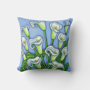 Calla Lily Dreaming Pillow av Lisa Lorenz Kudde