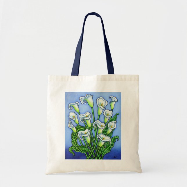 Calla Lily Dreaming Tote Bag av Lisa Lorenz Tygkasse (Framsidan)