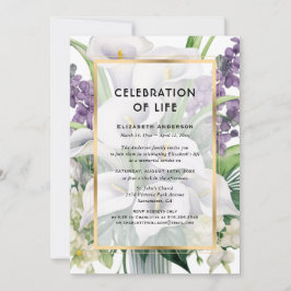 Calla Lily Firande of Life Inbjudningar