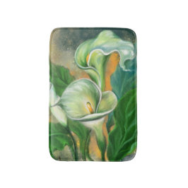 Calla Lily Flowers Bath Mat Badrumsmatta