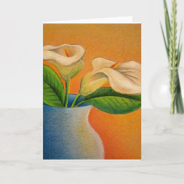 Calla Lily Greeting Card Kort