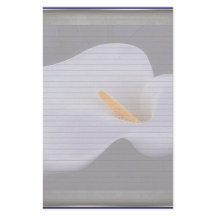 Calla Lily Illustration (tillval) Linjer Note Papp