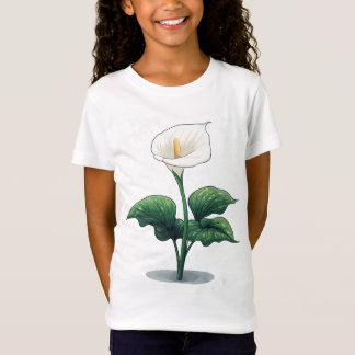 Calla Lily Kawaii Art T Shirt