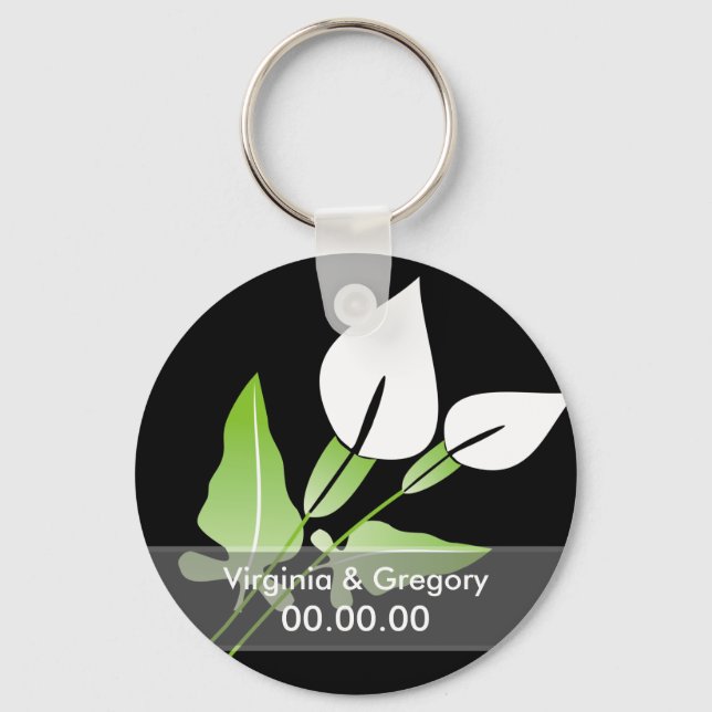 Calla Lily Keychains Nyckelring (Framsida)