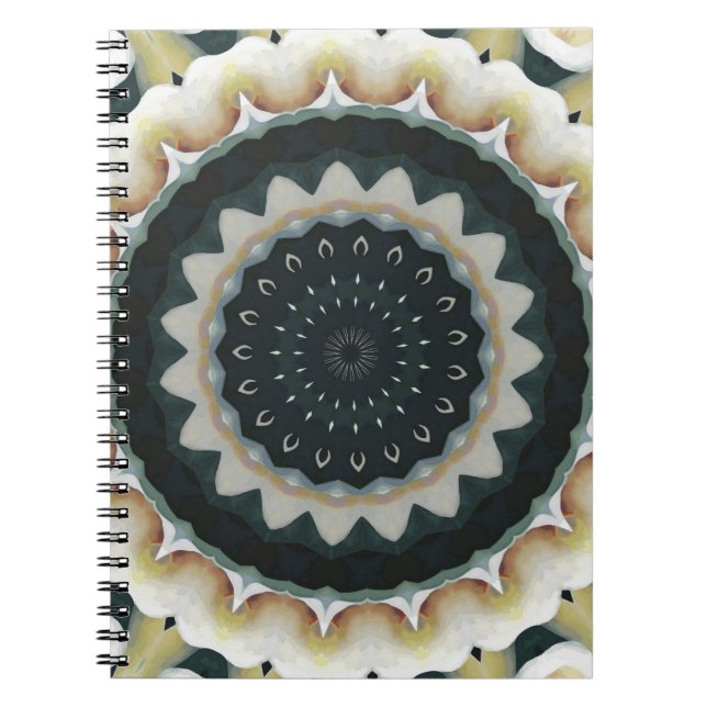 Calla Lily Mandala Anteckningsbok (Framsidan)