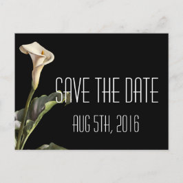 Calla Lily Modern Blommigt Spara datum Meddelande Vykort