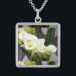 calla lily necklace sterling silver halsband<br><div class="desc">vackra vita liljor</div>