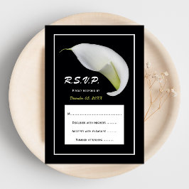 Calla Lily OSA bröllopsinbjudan Kort