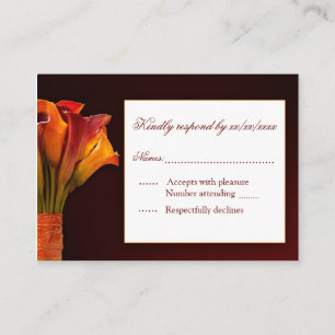 Calla lily OSA Responskort Tilläggskort