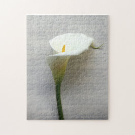 Calla lily på det gamla handskriftspuset pussel