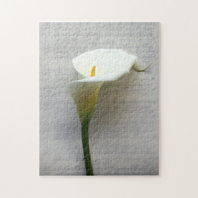 Calla lily på det gamla handskriftspuset pussel (Vertikal)