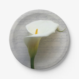 Calla lily på gamla skript