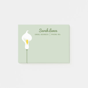 Calla Lily Post-it Block
