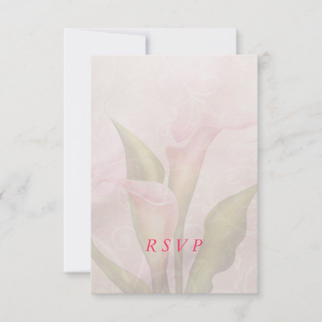 Calla Lily Rosa OSA kort (Framsida)