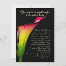 Calla Lily Skriftställe – Röd Gul Grön Blommig