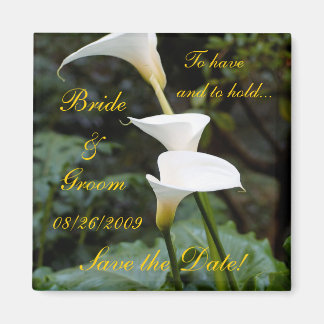 Calla Lily sparar datumet! Magnet