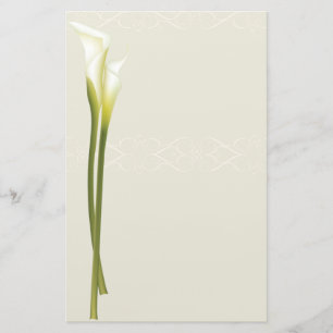 Calla Lily-stationär Brevpapper