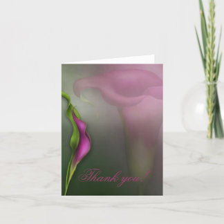 Calla Lily Tack! Tack Kort