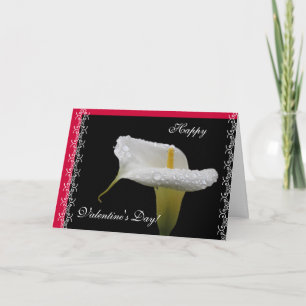 Calla lily-Valentines dag Helgkort