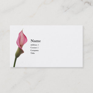 Calla Lily Visitkort
