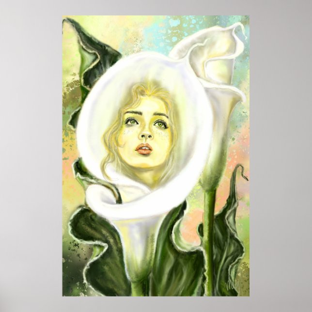 Calla Lily Woman Poster (Framsidan)