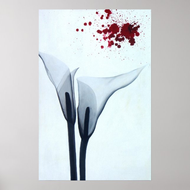 Calla Lily X-ray Poster (Framsidan)