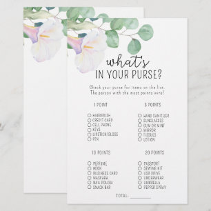 Calla och eucalyptus - Vad är det i ditt purse-spe
